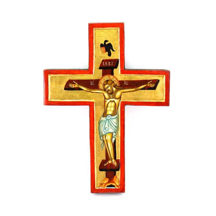 Crucifijo icono bizantino 25x35 cm Crucifijo icono bizantino 25x35 cm