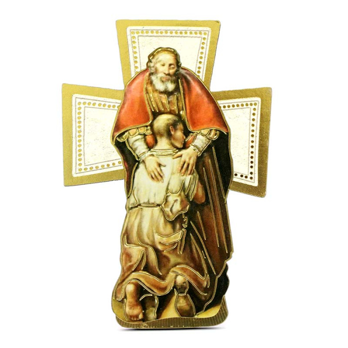 Quadretto Croce Penitenza 9,5x14 cm Quadretto Croce Penitenza 9,5x14 cm