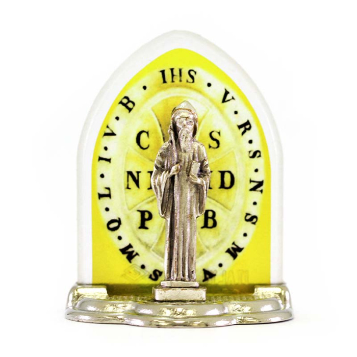 Cuadro con figura de San Benito 5x6,5 cm Cuadro con figura de San Benito 5x6,5 cm