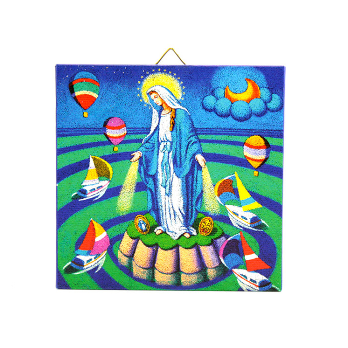 Image Our Lady of Miracles 10x10 cm Stefano Calisti