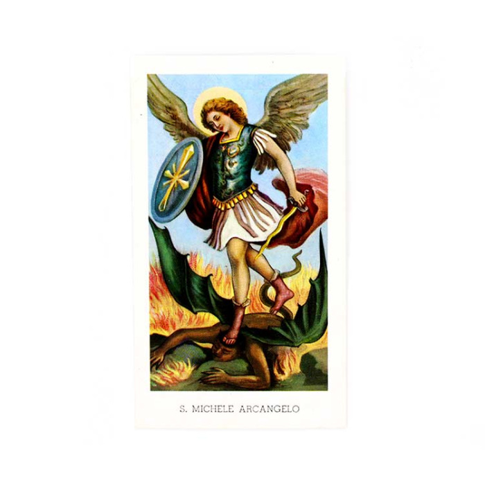 Immagine San Michele Arcangelo 6x11 cm 100 pz