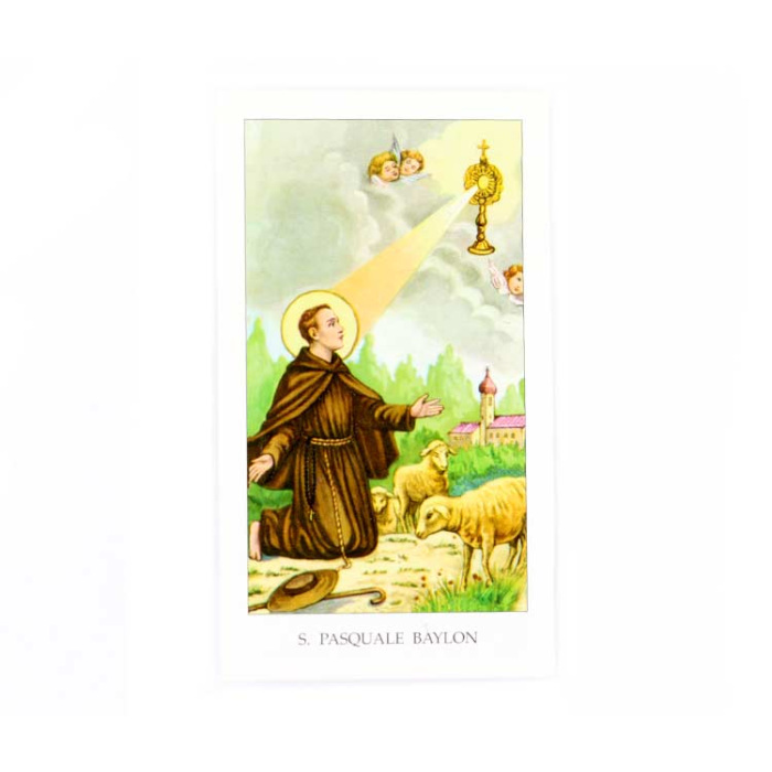 Immagine San Pasquale Baylon 6x11 cm 100 pz