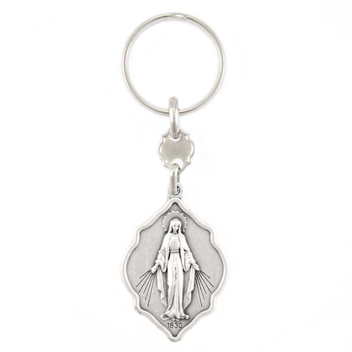 Our Lady of Miracles Metal Keyring 3x9 cm Cipolletti