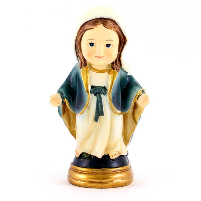 Estatua Virgen Inmaculada bebé 9 cm Estatua Virgen Inmaculada bebé 9 cm