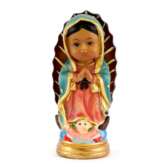 Statua Madonna di Guadalupe baby 9 cm