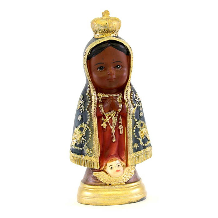 Statua Nostra Signora Aparecida baby 9 cm Statua Nostra Signora Aparecida baby 9 cm