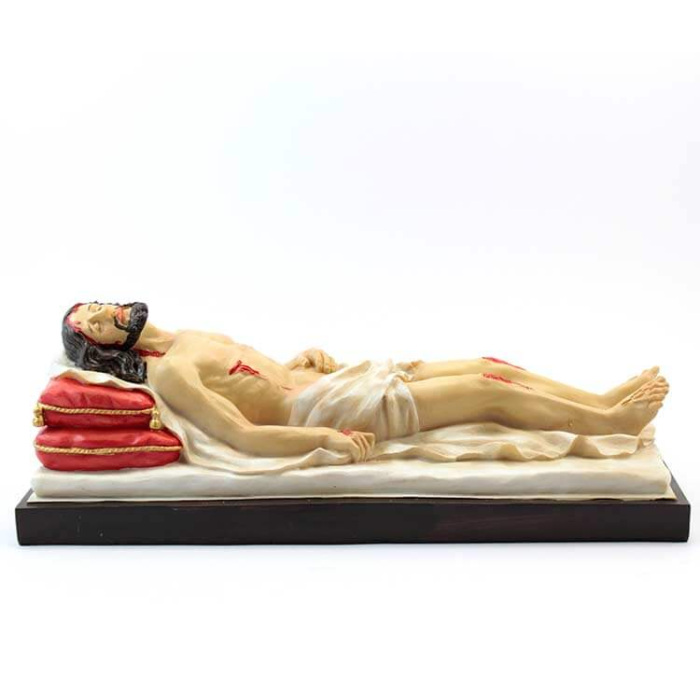 Statua Gesù Morto presepe pasquale 10x30x13 cm
