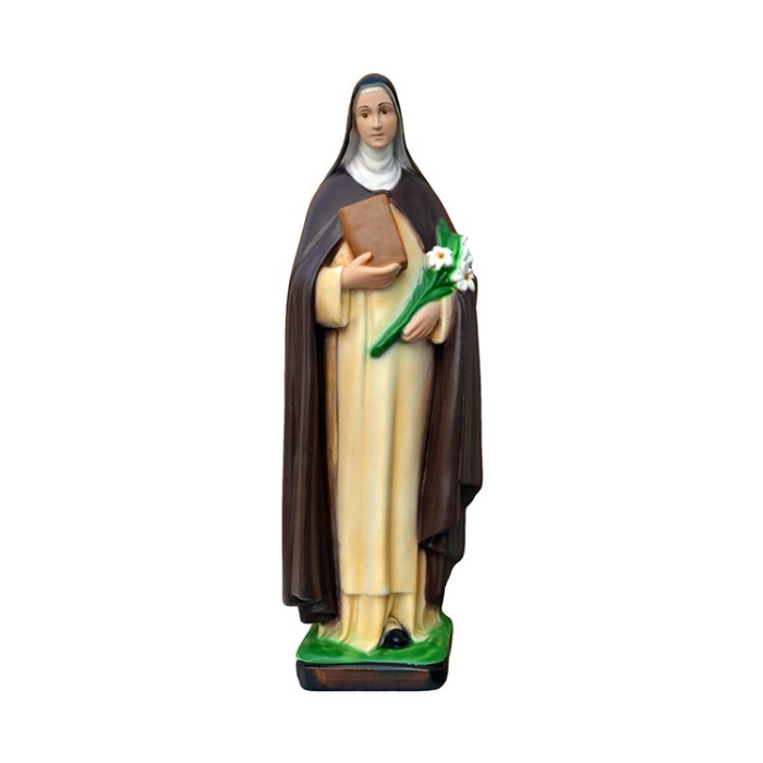 Statua Santa Caterina da Siena in resina 40 cm