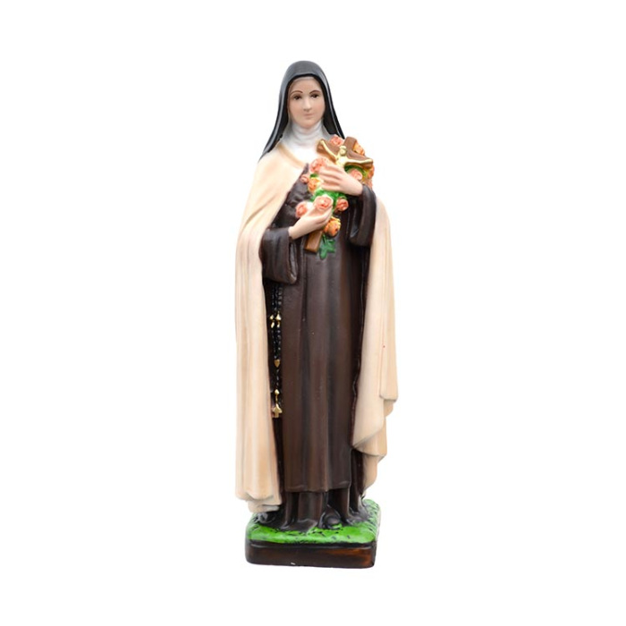 Statua Santa Teresa in resina 30 cm