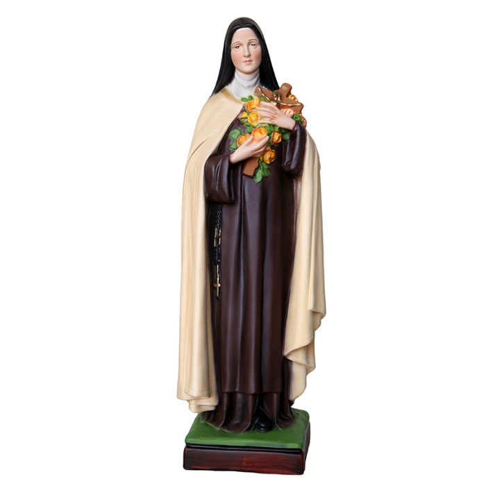 Statua Santa Teresa in resina 40 cm