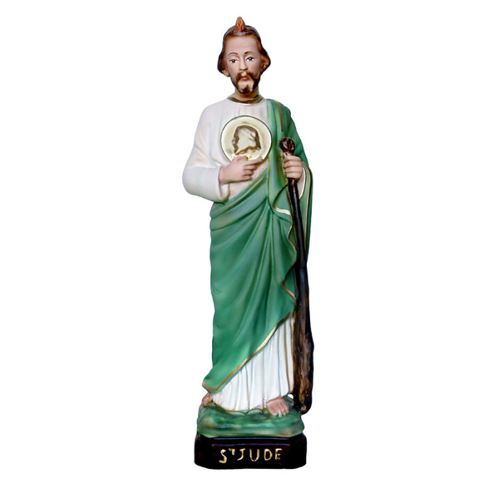 Statua San Giuda Taddeo in resina 30 cm