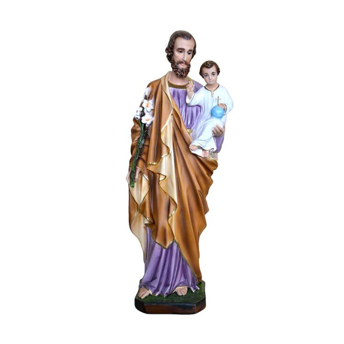 Statua San Giuseppe in resina 70 cm Statua San Giuseppe in resina 70 cm