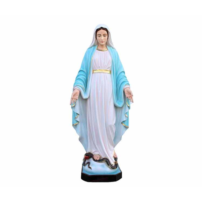 Statua Madonna Miracolosa resina dipinta 100 cm Statua Madonna Miracolosa resina dipinta 100 cm