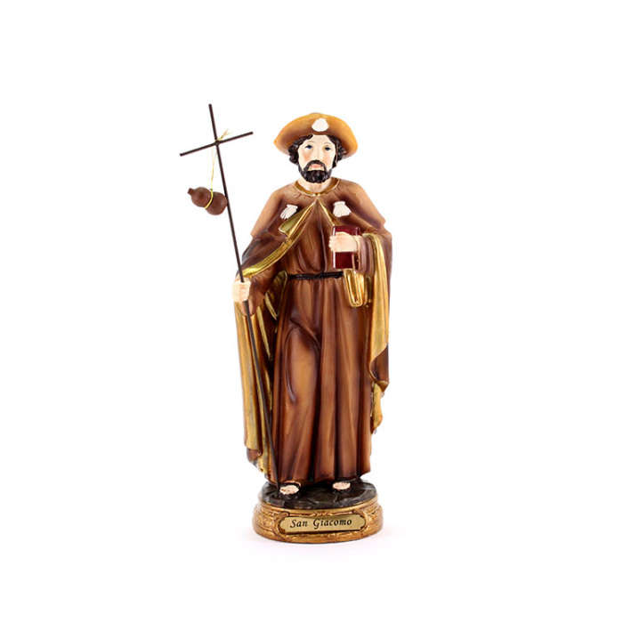 St. James Apostle Resin Statue 20 cm