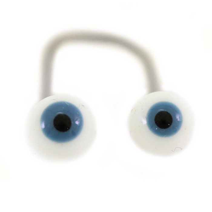 Par de ojos de vidrio para estatua Diámetro 6 mm Par de ojos de vidrio para estatua Diámetro 6 mm