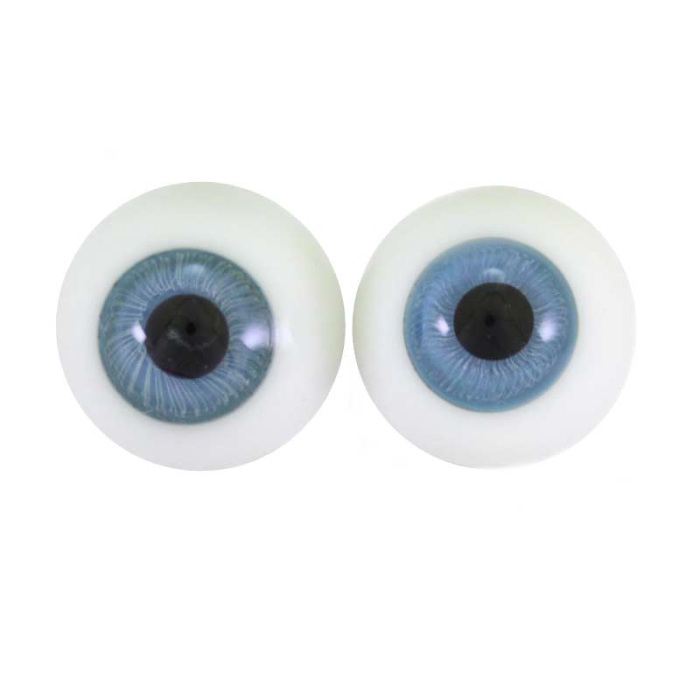 Par de ojos de vidrio para estatua Diámetro 20 mm