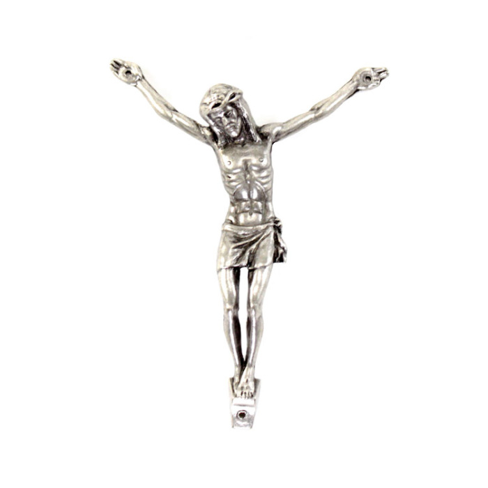 Corpo di Cristo in metallo 7,5x6 cm