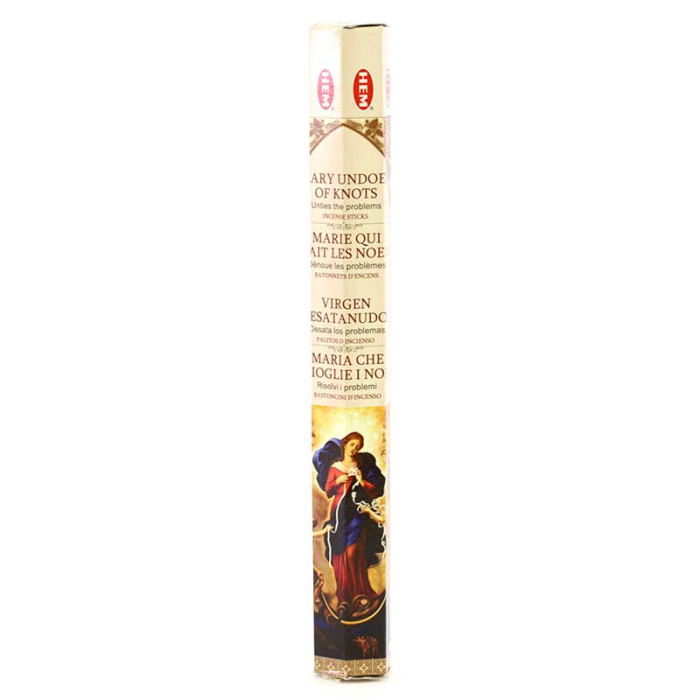 Bastoncini di incenso Maria che scioglie i nodi Hem 20 g Bastoncini di incenso Maria che scioglie i nodi Hem 20 g
