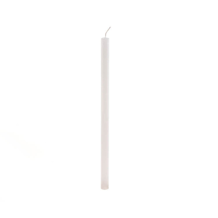 Vela de cera blanca para tulipa 26x1.4 cm