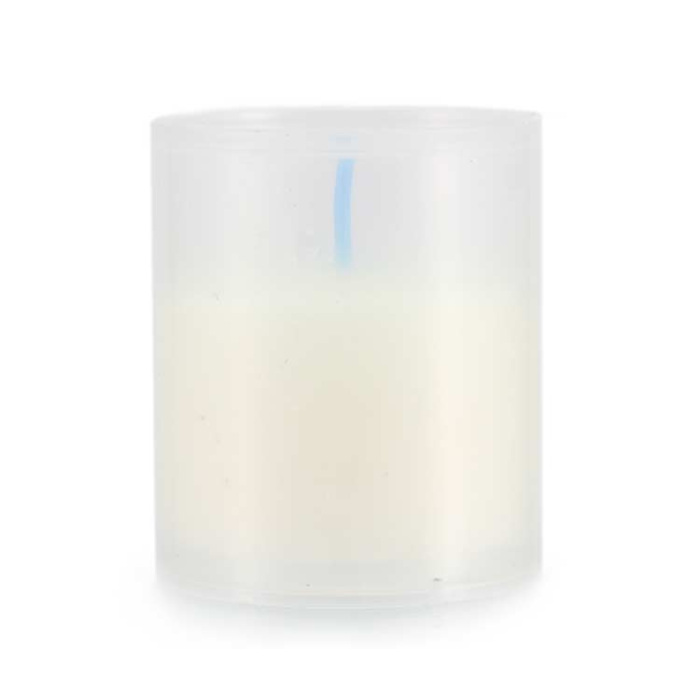 Vela de cera de plástico blanco 6 cm Diam 5.5 cm