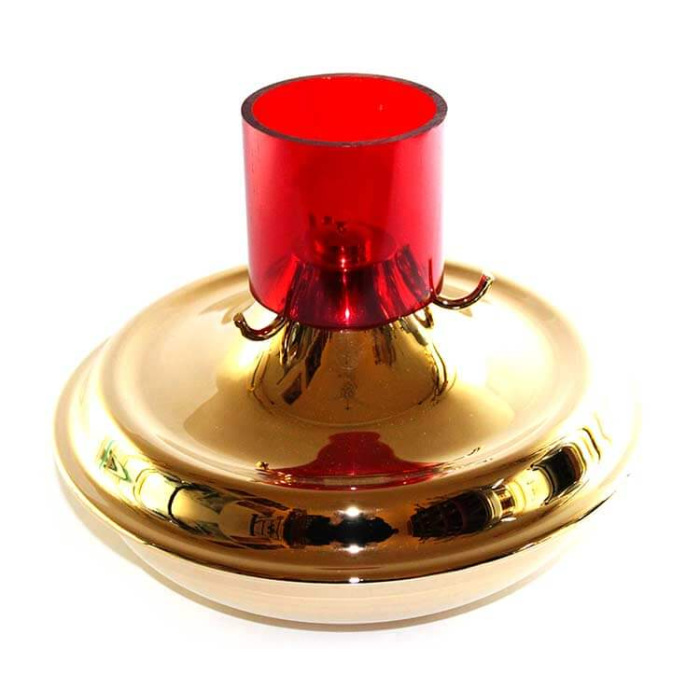Lampada in ottone dorato 20 cm Diametro 25 cm