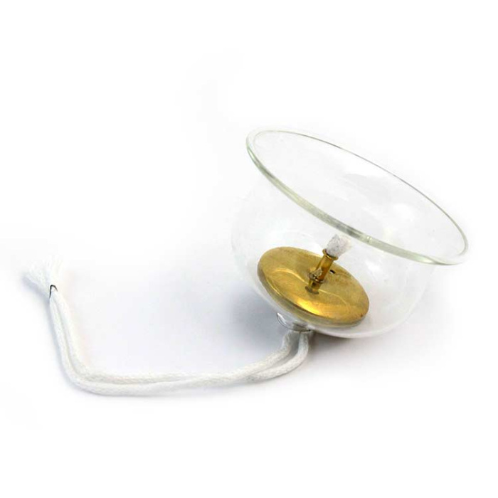 Mechero en pirex para vaso Santísimo Diámetro 8 cm Mechero en pirex para vaso Santísimo Diámetro 8 cm