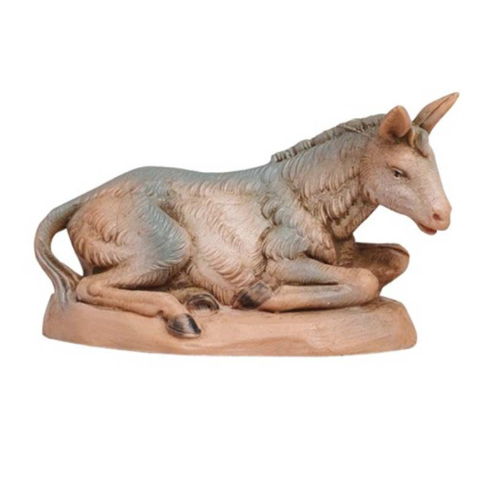Asino in resina 6,5 cm Presepe Fontanini
