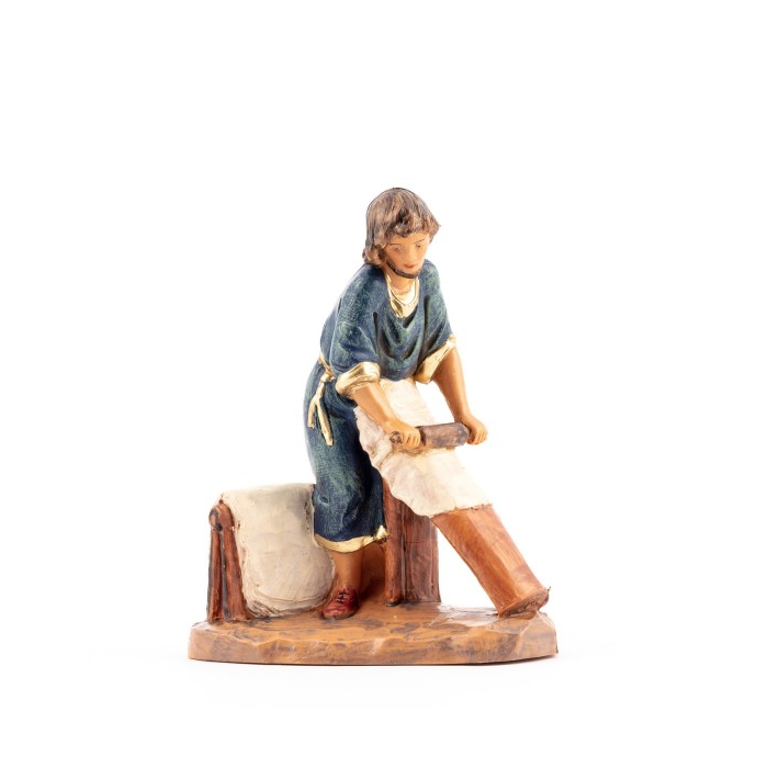 Pastore pergamenaio in resina 12 cm Presepe Fontanini