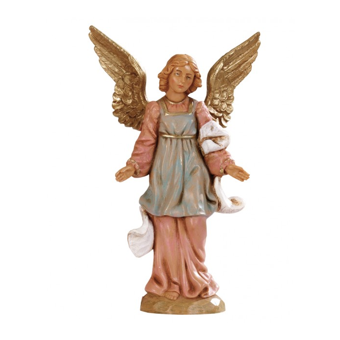 Ángel de pie resina 12 cm Belén Fontanini