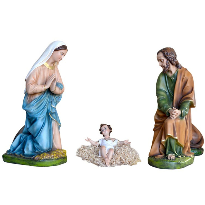 Natività resina Napoletana 67 cm 3 pezzi