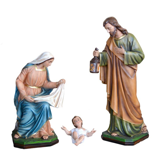 Natività resina Napoletana 105 cm 3 pezzi