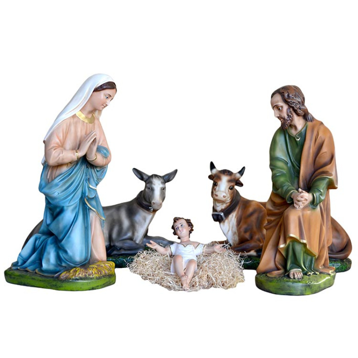 Natività resina Napoletana 67 cm 5 pezzi