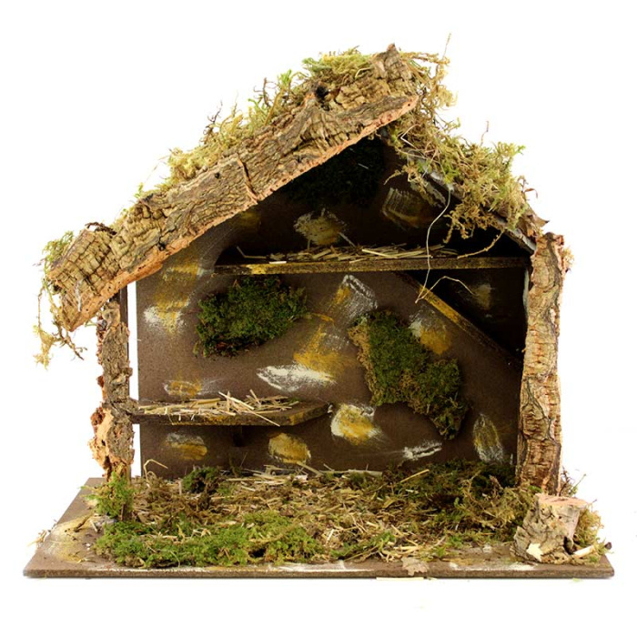 Capanna vuota per presepe 53x46x33 cm Capanna vuota per presepe 53x46x33 cm