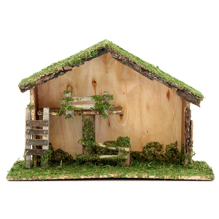 Capanna vuota per presepe 35x23x13 cm Capanna vuota per presepe 35x23x13 cm