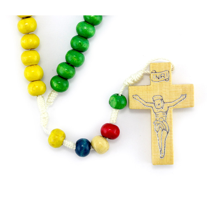 Missionary Rosary Wooden Grain 8 mm Missionary Rosary Wooden Grain 8 mm