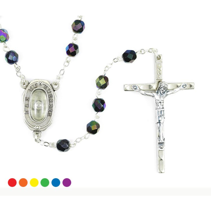 Rosary Lourdes Water Grain 6 mm Rosary Lourdes Water Grain 6 mm