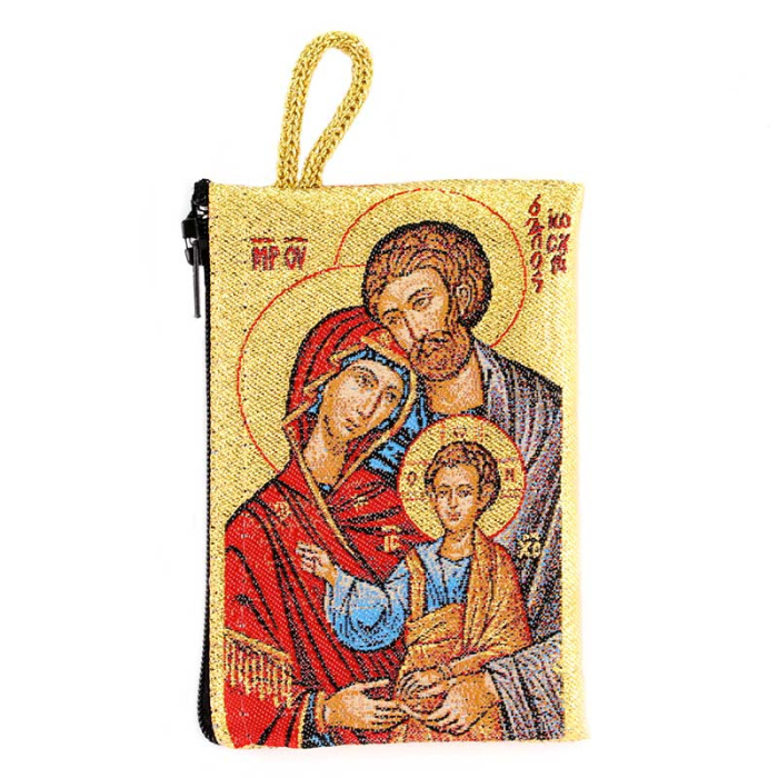Borsellino Sacra Famiglia 7x10 cm