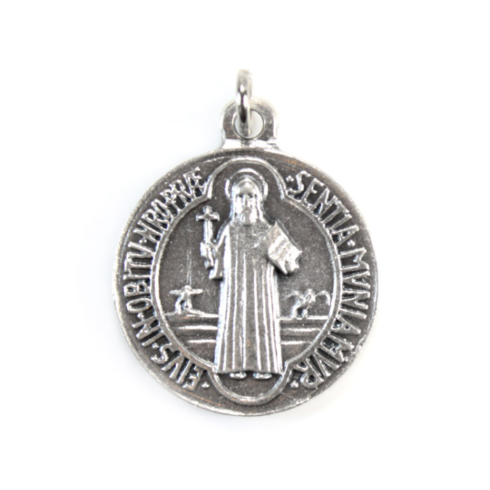 Metal St. Benedict Medal diameter 2.4 cm Metal St. Benedict Medal diameter 2.4 cm