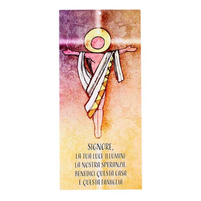 Bendición de la Familia Jesús 10x22 cm