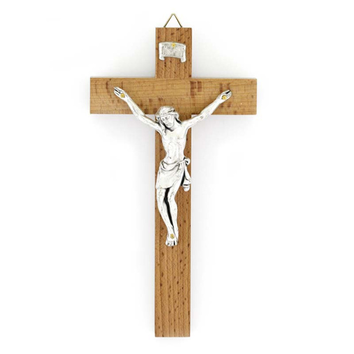 Crucifijo cuerpo metal cruz madera 9x16 cm Cipolletti Crucifijo cuerpo metal cruz madera 9x16 cm Cipolletti