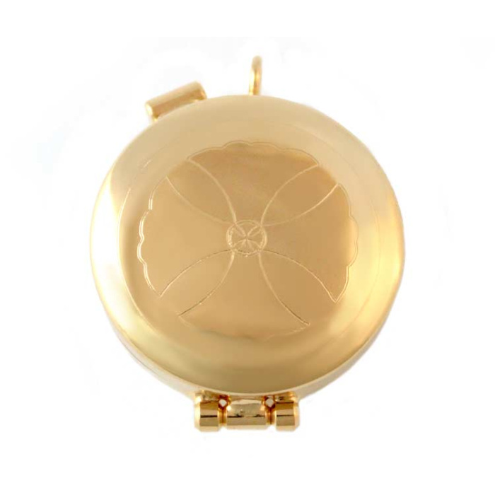 Pyx with incised Cross diameter 4 cm Pyx with incised Cross diameter 4 cm