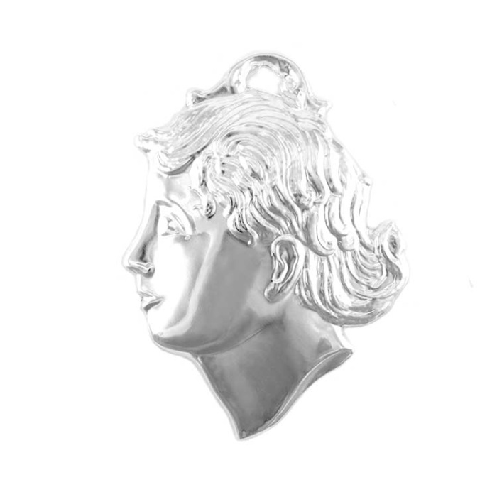 Ex Voto Child Head metal 8x10 cm Ex Voto Child Head metal 8x10 cm