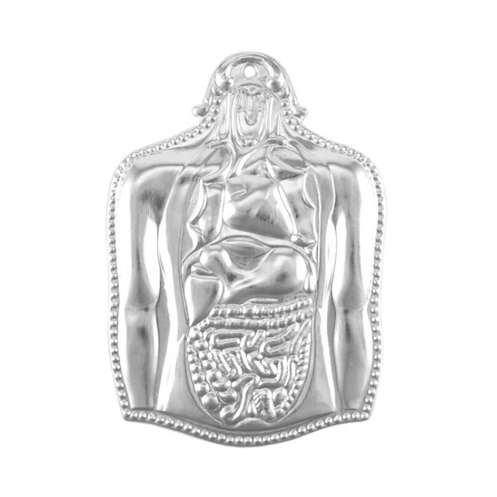 Ex voto de plata 925°° estómago 12x17 cm Ex voto de plata 925°° estómago 12x17 cm
