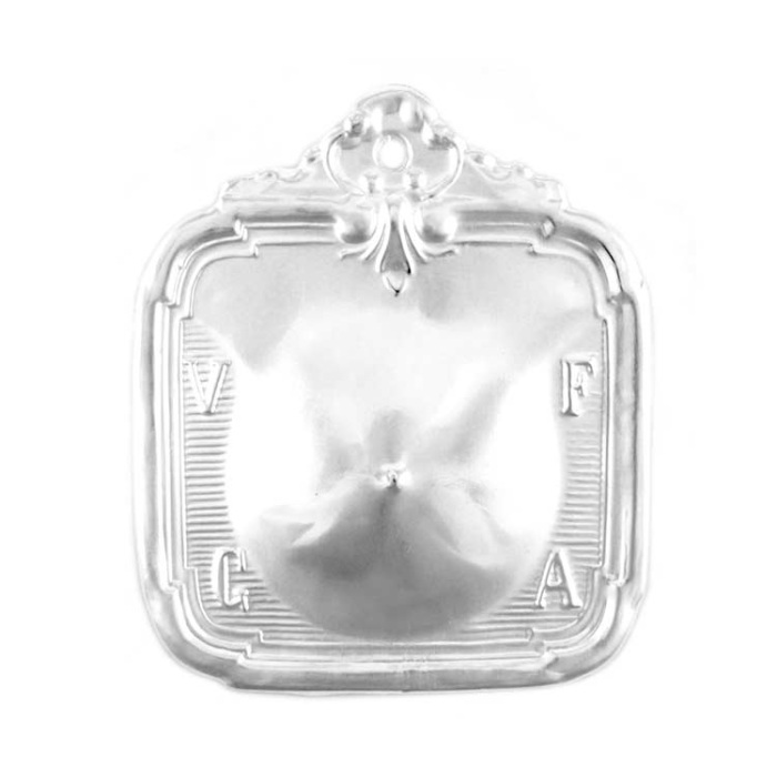 Ex voto de metal seno 8x10 cm Ex voto de metal seno 8x10 cm