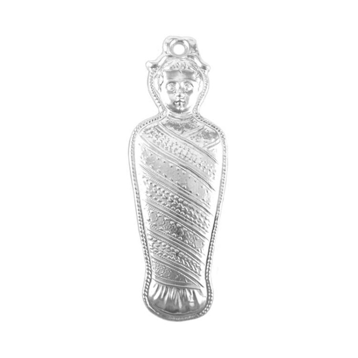 Ex voto de plata 925°° bebé en fajas 5x15 cm Ex voto de plata 925°° bebé en fajas 5x15 cm
