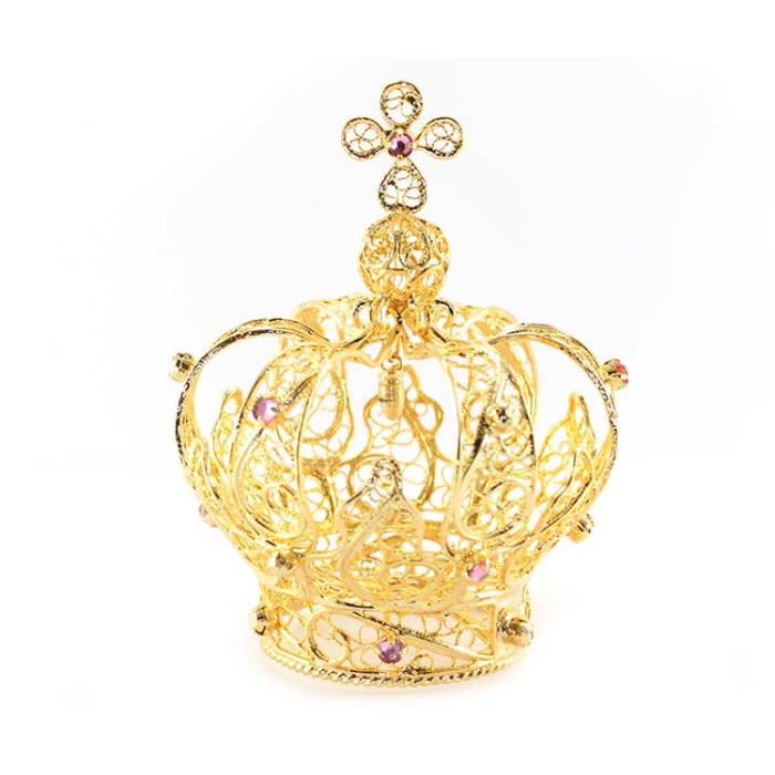 Simple Metal Crown Statue 13 cm diameter 6 cm