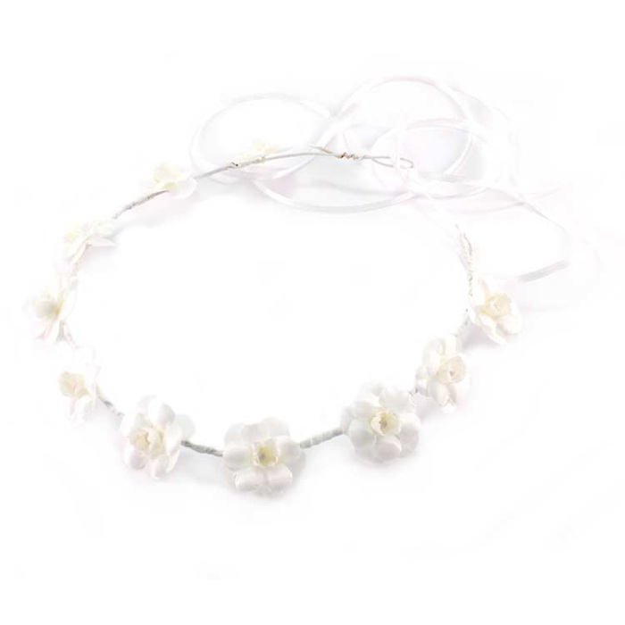 Coroncina per capelli Prima Comunione 10 fiori Coroncina per capelli Prima Comunione 10 fiori