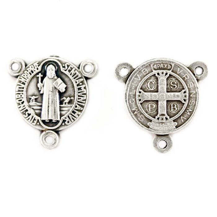 Pieza central San Benito metal para montaje Diámetro 12 mm