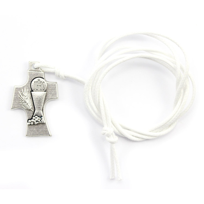 Croce Prima Comunione con cordoncino 2,4x1,7 cm Croce Prima Comunione con cordoncino 2,4x1,7 cm