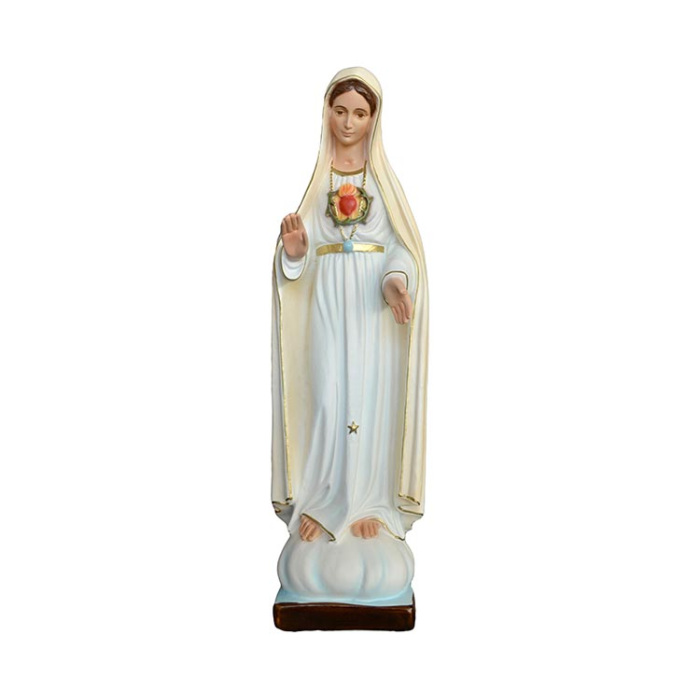 Statua Madonna di Fatima in resina 65 cm